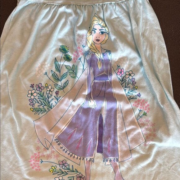 Disney 2 pack of Pink Minnie Mouse and Blue Elsa Nightgowns size 6 - Picture 6 of 10